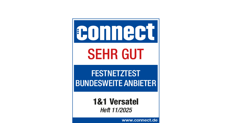 Testsiegel connect - Sehr gut