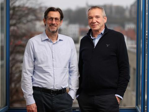 Guido Mannshausen, CFO 1&1 Versatel, und Oliver Wasserkordt, Vice President Customer Operation